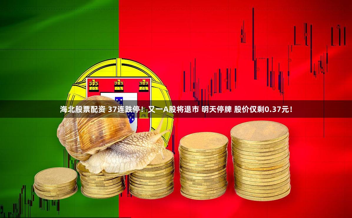 海北股票配资 37连跌停！又一A股将退市 明天停牌 股价仅剩0.37元！