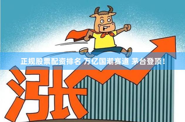 正规股票配资排名 万亿国潮赛道 茅台登顶！