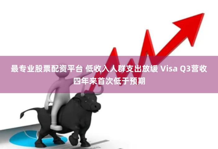 最专业股票配资平台 低收入人群支出放缓 Visa Q3营收四年来首次低于预期