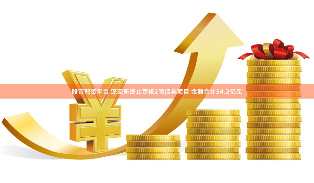 股市配资平台 深交所终止审核2笔债券项目 金额合计54.2亿元