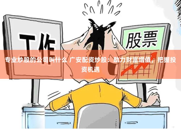 专业炒股的公司叫什么 广安配资炒股：助力财富增值，把握投资机遇